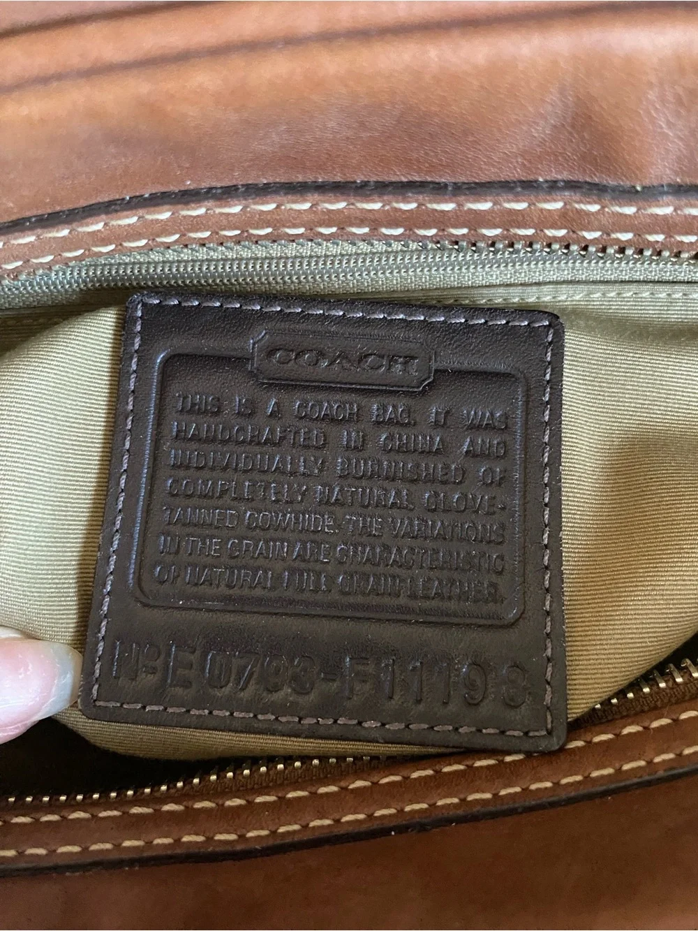 Coach F11198 Hampton Satchel Bag - Picture 3 of 6